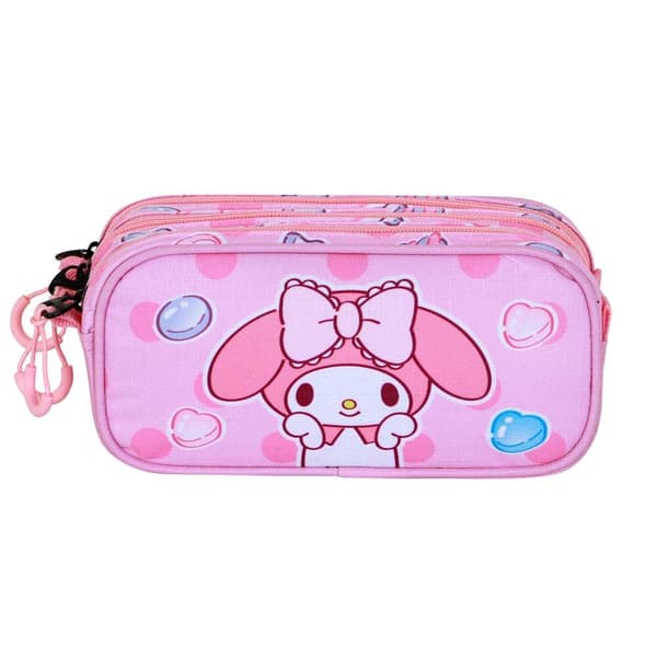 Hello Kitty My Melody triple pencil case
