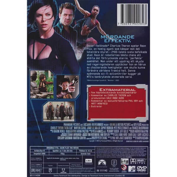 Aeon Flux DVD (Brukt)