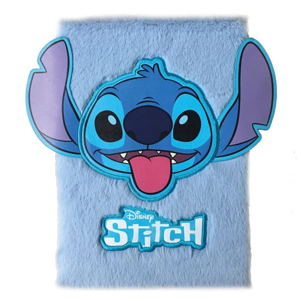 Disney Stitch A5 plush notebook