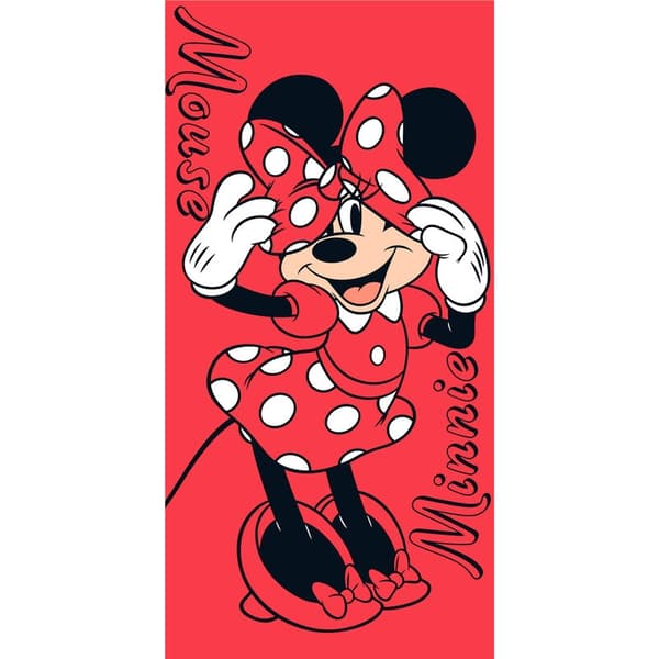 Minnie Mouse Badehåndkle Bomull 140x70 cm