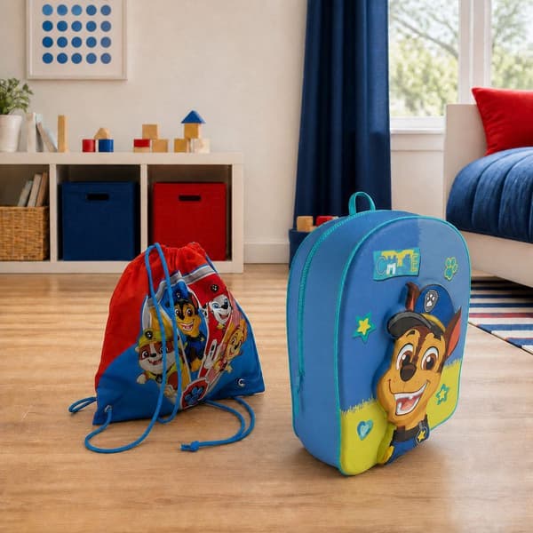 Paw Patrol Kids’ Backpack + Drawstring Bag Offer Pack