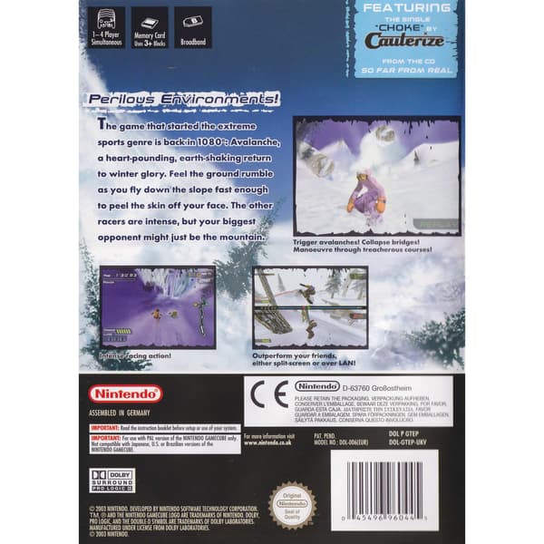 1080 Avalanche Nintendo Gamecube (Brukt)