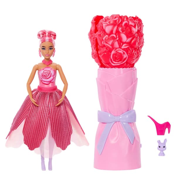 Barbie Petal Pop Red Rose doll