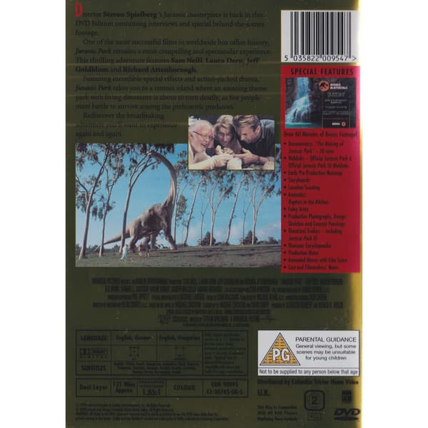 Jurassic Park DVD (Begagnad)