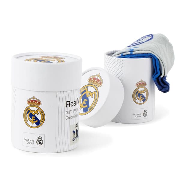 Real Madrid 3-pack 3 vuxen sockor strumpor