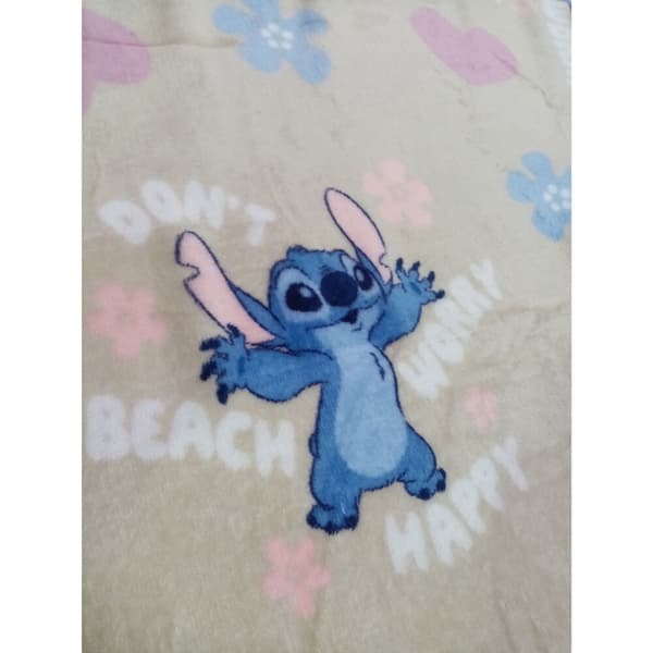 Disney Stitch coral blanket 110x150cm
