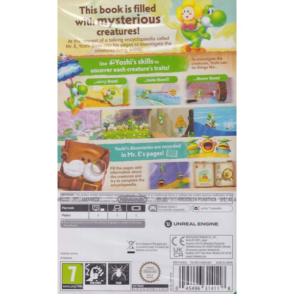 Yoshi and the Mysterious Book Nintendo Switch 2