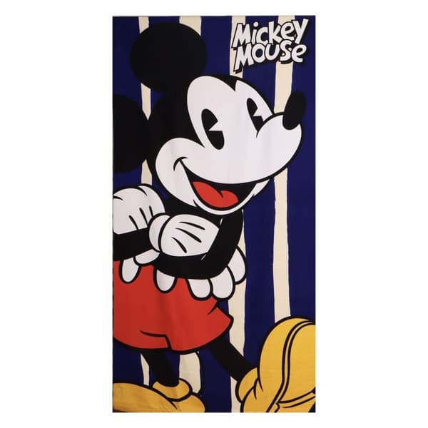 Disney Mickey Mouse Mikrofiber Badehåndklæde 70x140 cm