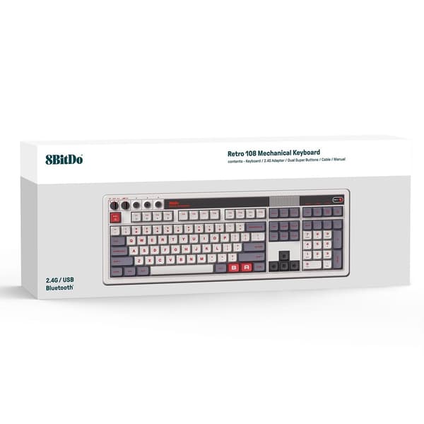 8BitDo 108 Mekaniskt Tangentbord N Edition