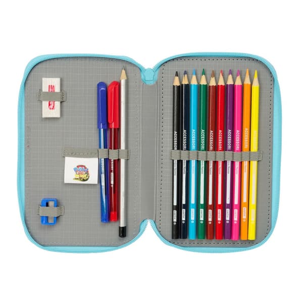 Paw Patrol Dino Rescue double pencil case 29pcs