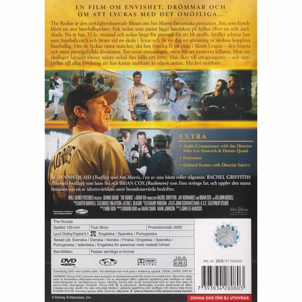 The Rookie DVD (Brukt)