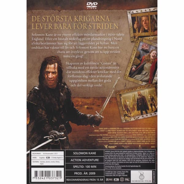 Solomon Kane DVD (Käytetty)