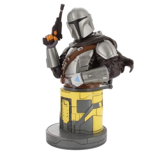 Star Wars The Mandalorian Bounty Hunter figure clamping bracket Cable guy 21cm