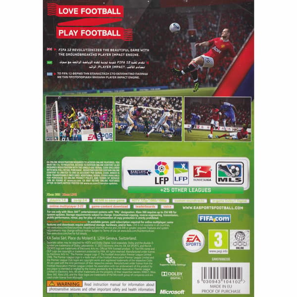 FIFA 12 Xbox 360 (Brugt)