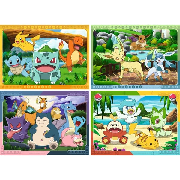Pokemon puzzle 4x100pcs