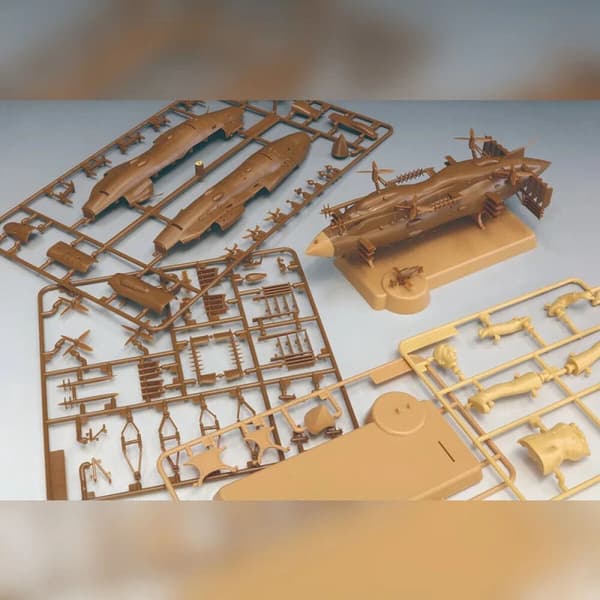 Castle in the Sky Goliath Flying Battleship Airshit model kit