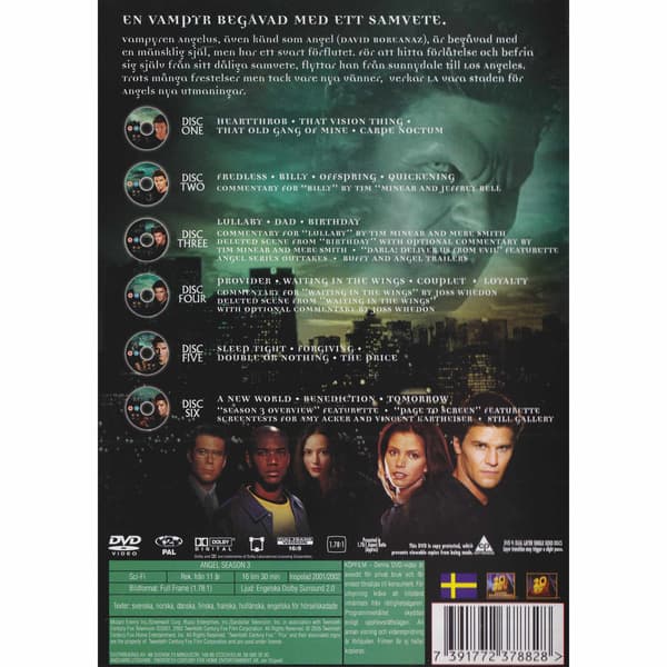 Angel Season Three DVD (Brukt)