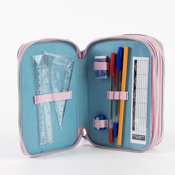 Disney Stitch triple pencil case