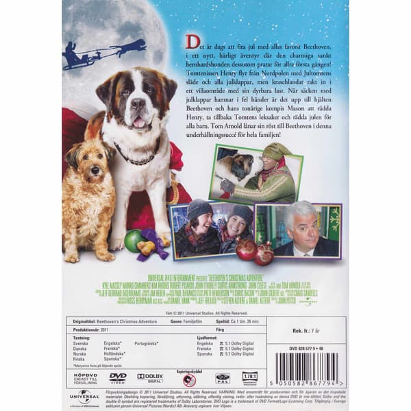 Beethovens Juläventyr DVD (Brukt)