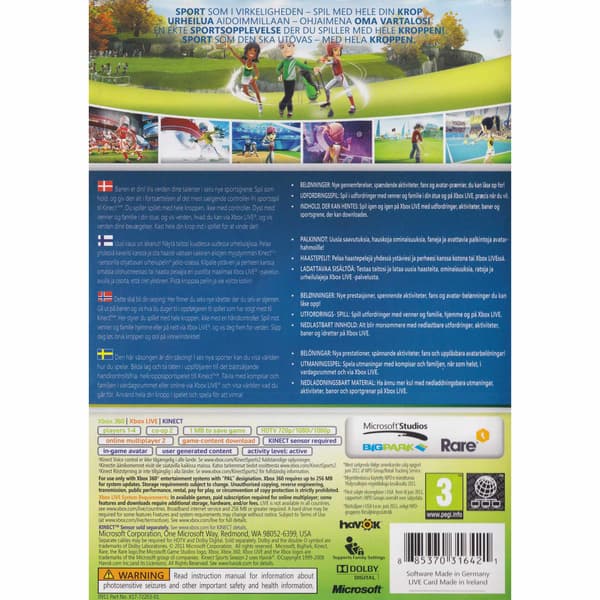 Kinect Sports Season Two Xbox 360 Kinect (Brugt)