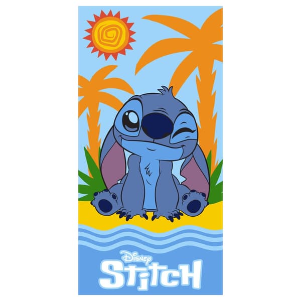 Disney Stitch Mikrofiber Badehåndkle 70x140 cm