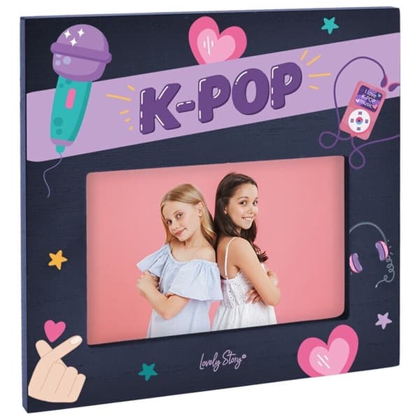 KPop Dark Blue photo frames