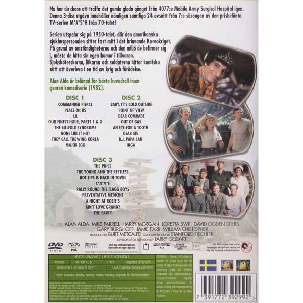 MASH Säsong 7 DVD (Brugt)