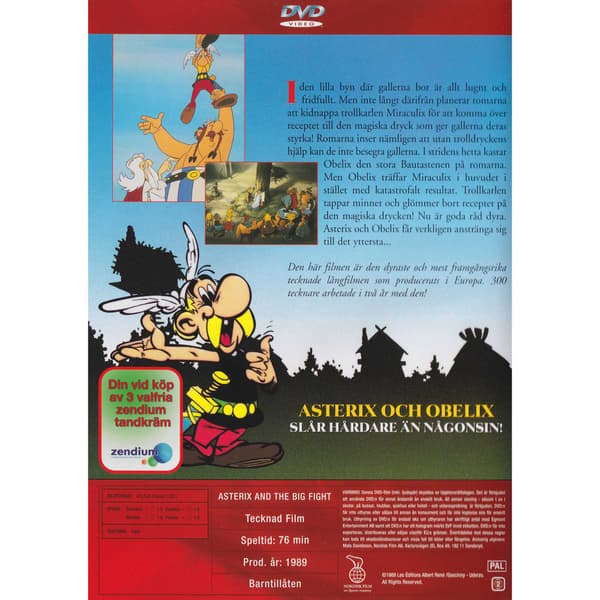 Asterix Bautastensmällen DVD (Begagnad)