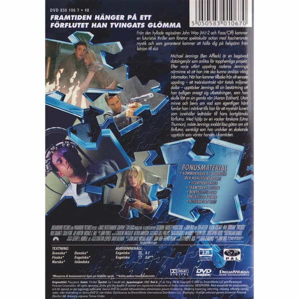 Paycheck DVD (Begagnad)