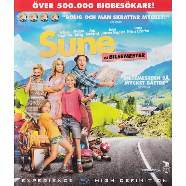 Sune på bilsemester Blu-Ray (Brukt)