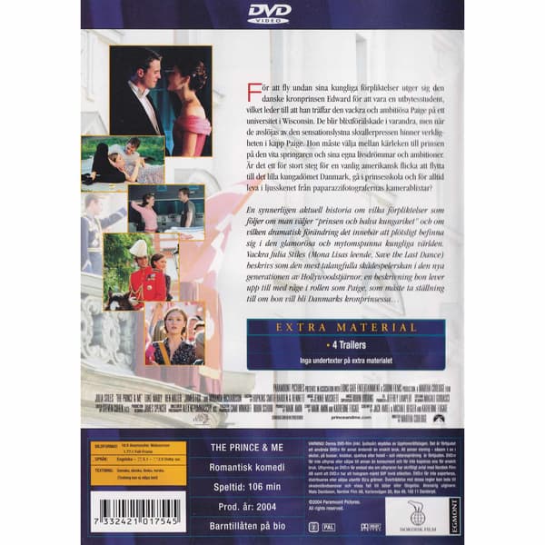 Prinsen & Jag DVD (Brukt)