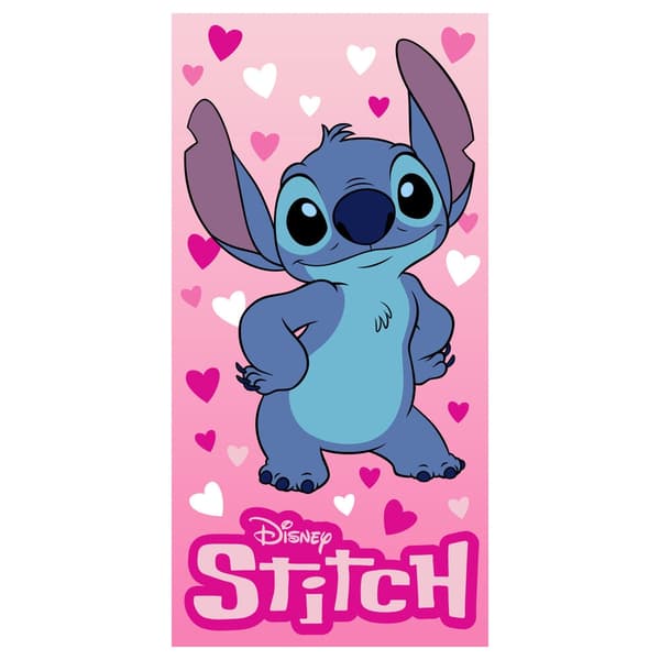 Disney Stitch Mikrofiber Badehåndklæde 70x140 cm