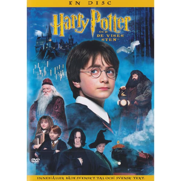 Harry Potter och de vises sten DVD (Brukt)
