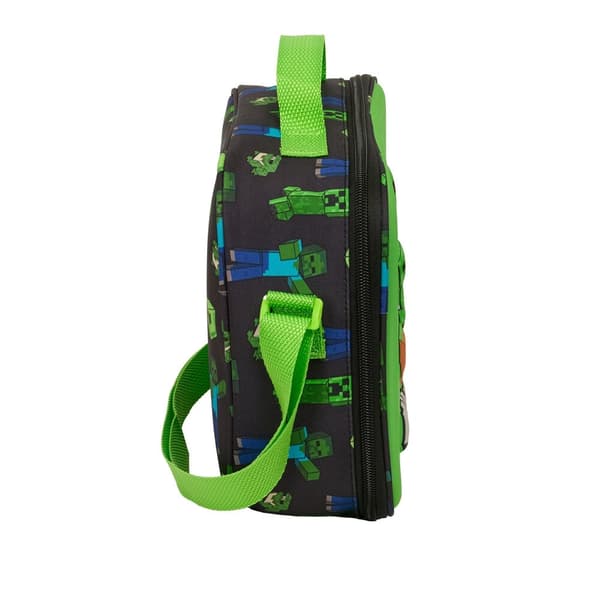 Minecraft 3D thermal lunch bag