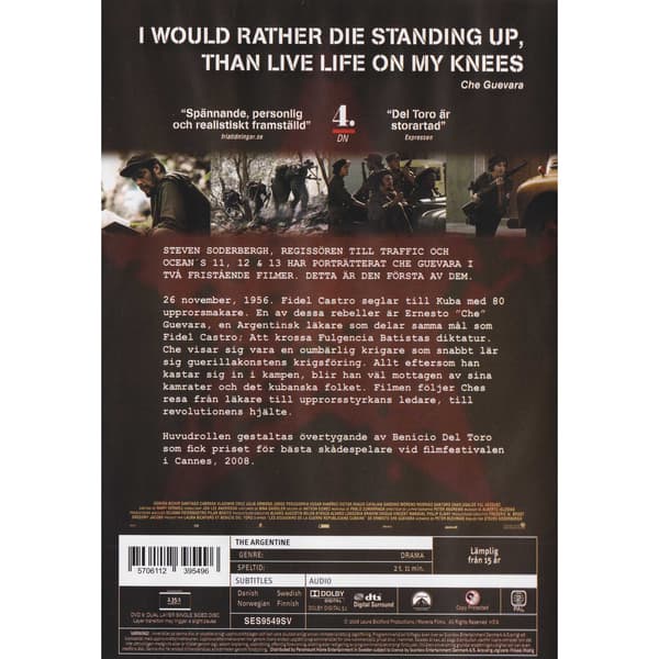 Che Argentinaren DVD (Begagnad)