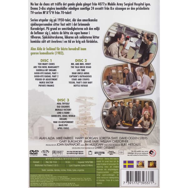 MASH Säsong 8 DVD (Begagnad)