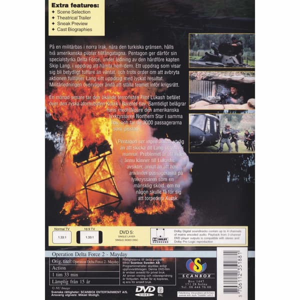Operation Delta Force 2 Mayday DVD (Brugt)
