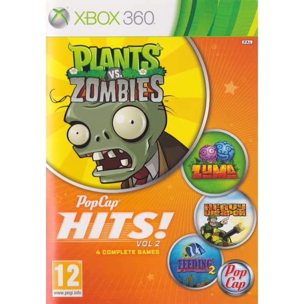 Pop Cap Hits Vol 2 Xbox 360 (Brugt)