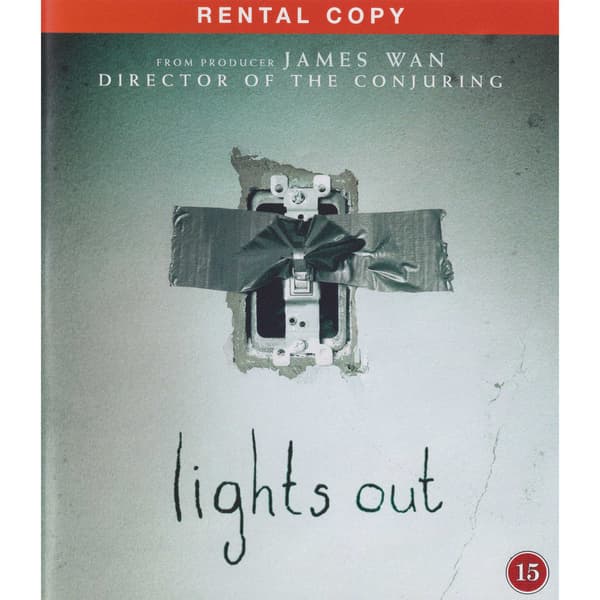 Lights Out Blu-Ray Rental Copy (Brukt)