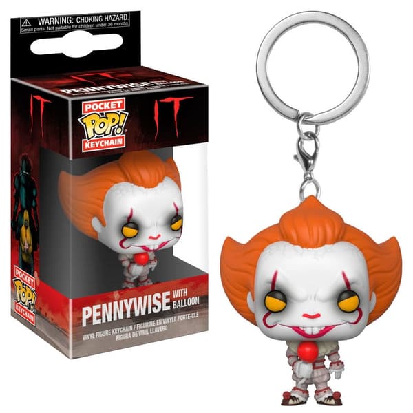 Pocket POP! Avaimenperä IT Pennywise ilmapallon kanssa