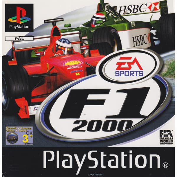 F1 2000 Playstation 1 PS1 Nordic (Begagnad)