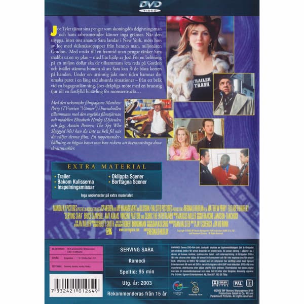 Serving Sara DVD (Begagnad)