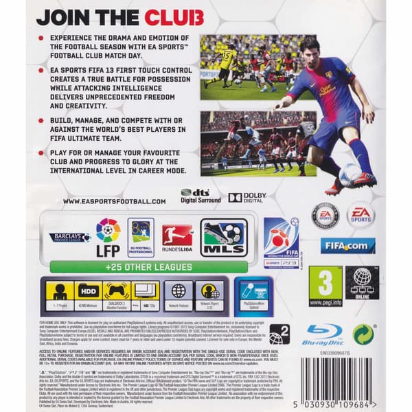 FIFA 13 Playstation 3 PS3 (Begagnad)
