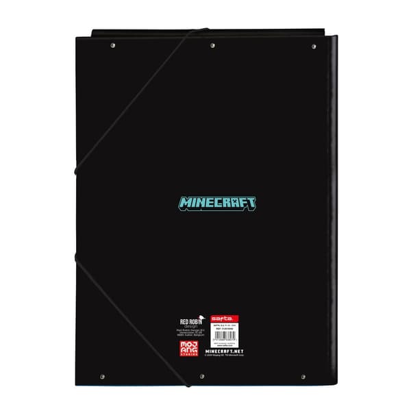 Minecraft Screen A4 cardboard binder with flaps