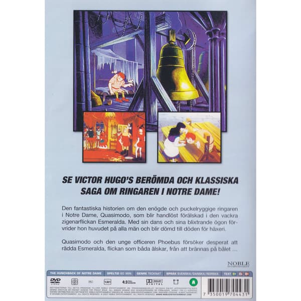 Ringaren i Notre Dame DVD (Begagnad)