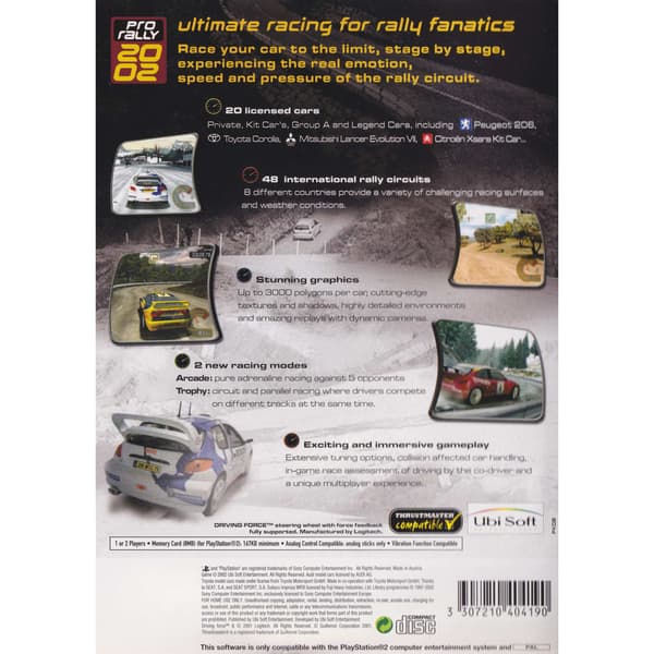 Pro Rally 2002 Playstation 2 PS2 (Brukt)