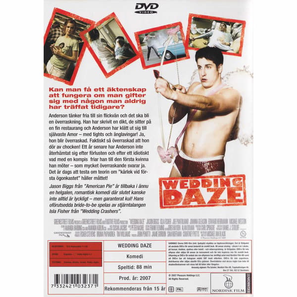 Wedding Daze DVD (Käytetty)