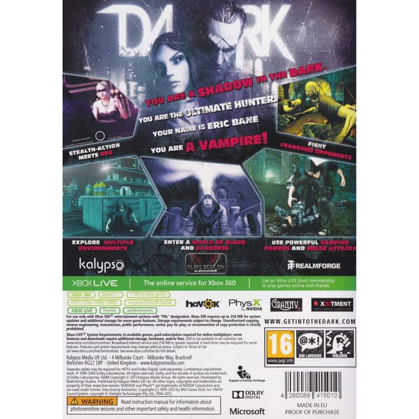 Dark Xbox 360 (Brukt)