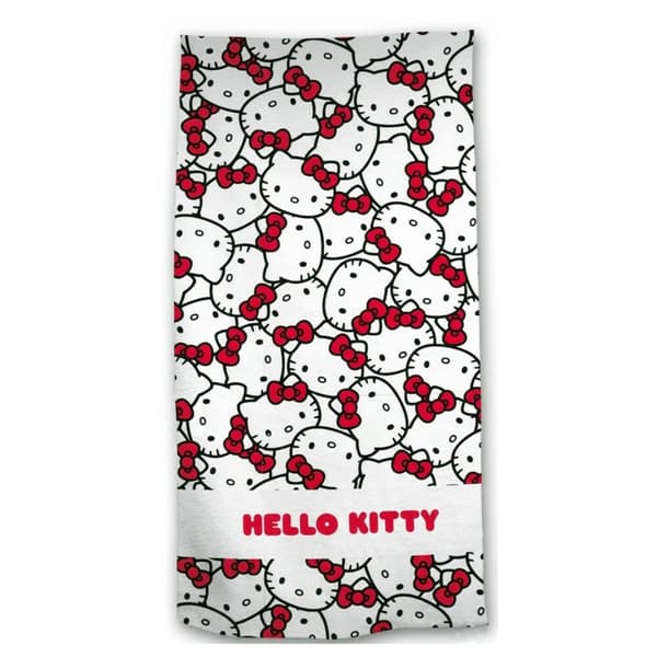 Hello Kitty Mikrofiber Badehåndklæde 70x140 cm