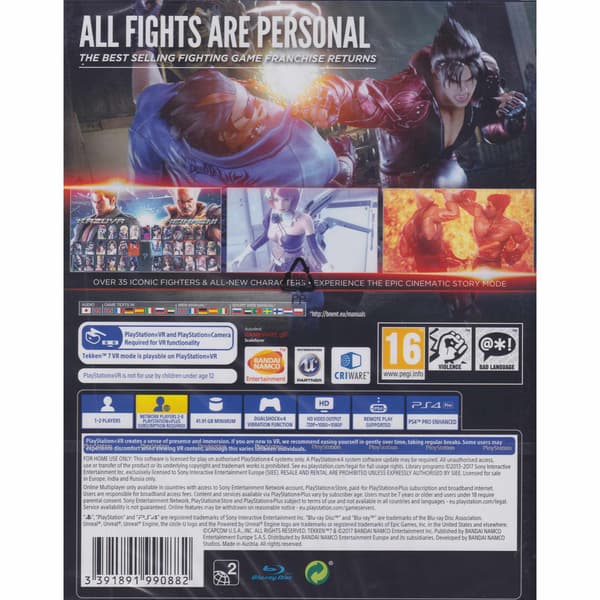 Tekken 7 Playstation 4 PS4